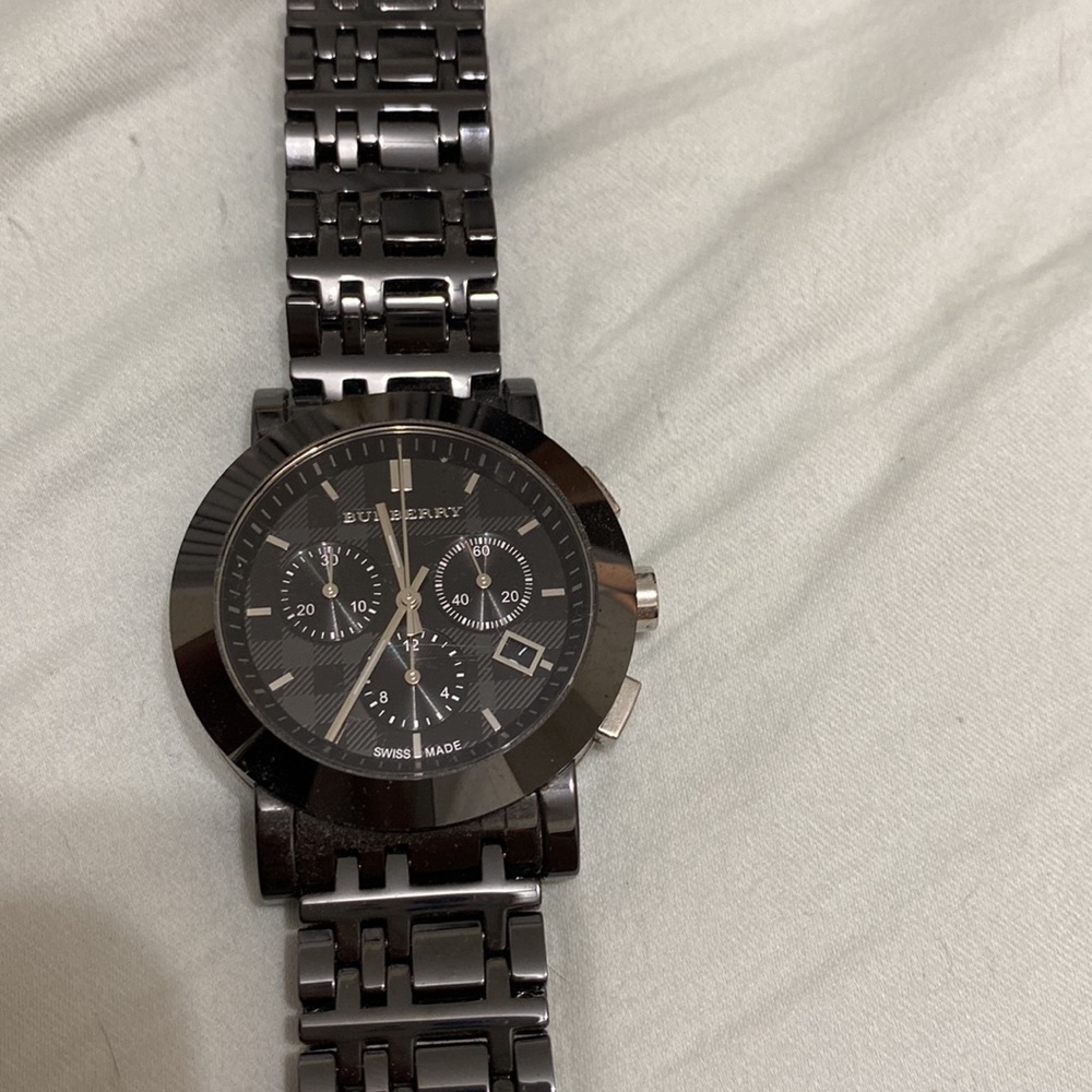 Burberry | Ceramic Chronograph Men's Watch - Model: BU1771 - Picture 3 of 9